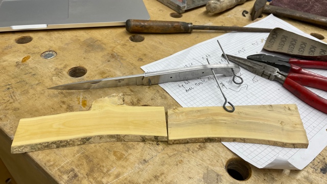Couteau en kit Pyrene 11cm