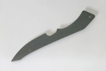 Ebauche de Lame de couteau fixe type skinner acier inox MOX27co