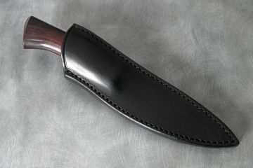 Petit couteau fixe fighter manche cocobolo lame acier inox RWL34