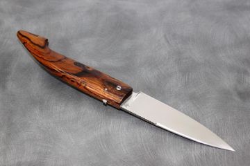 Couteau capucin Berger bois de fer d\'Arizona acier 90MCV8