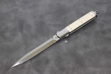 Couteau de collection petite Dague ivoire acier RWL34