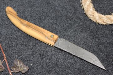 Couteau damas inox Montségur Prestige racine de buis