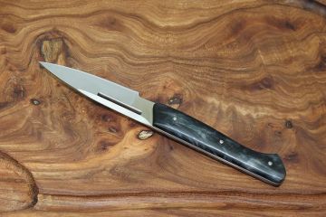 Couteau de cuisine office éplucheur deux en un acier 12c27