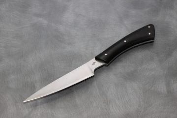 Couteau de cuisine office GM ébène acier inox 12c27