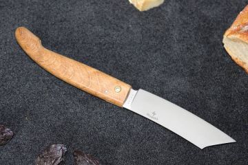 Couteau de poche capucin le Patriarche lame RWL34 ronce de vieux chêne