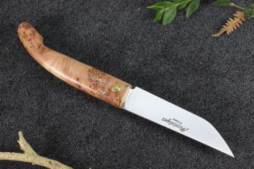 Couteau de poche traditionnel Montségur loupe de cade acier carbone