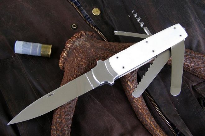 Couteau Pliant multi-lames - concours MOF