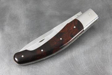 Couteau pliant Baroudeur 13cm bois de fer Arizona lame damas inox