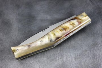 Couteau pliant Catalan corne de bélier acier inox RWL34