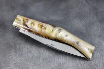 Couteau pliant Catalan corne de bélier acier inox RWL34
