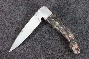 Couteau pliant custom Peyrecave bélier acier RWL34