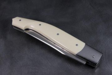 Couteau pliant Trappeur grand modèle manche ivoire acier RWL34