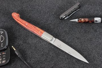 Couteau pliant Pyrène 11 cm lame 12c27 manche bois de rose