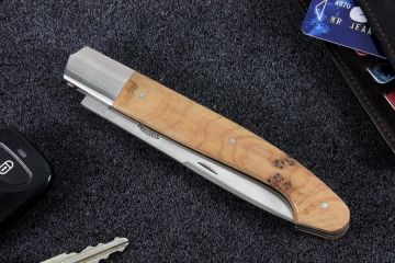 Couteau pliant Pyrène 13 cm lame 12c27 manche cade