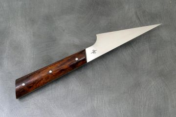 Couteau à fromage manche bois de fer d\'Arizona acier inox 12c27