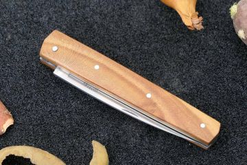 Couteau pliant Espadon 10,5cm lame 14c28 manche abricotier
