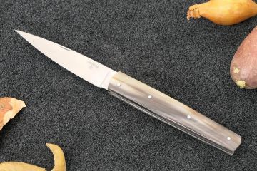 Couteau pliant Espadon 10,5cm lame 14c28 manche corne jaspée