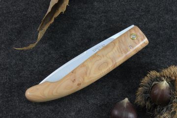 Couteau de Berger des Pyrénées lame acier 12c27 manche genévrier