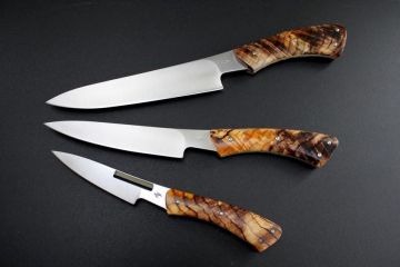 Ensemble de trois couteaux de cuisine haut de gamme