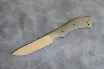 Lame de couteau fixe type poignard acier inox MOX27co