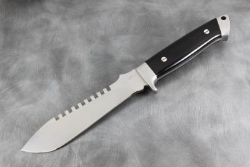 Rare, deuxième main machette couteau collection Bideau lame acier RWL34