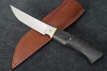 Couteau poignard manche morta lame acier RWL34