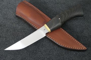 Couteau poignard manche morta lame acier RWL34