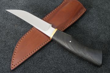 Couteau poignard manche morta lame acier RWL34