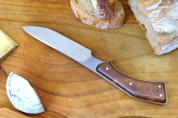 Couteau de table champêtre acier mox27co chêne de ratelier
