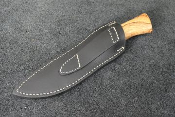 Couteau chasse Drop-point pommier stabilisé acier inox RWL34