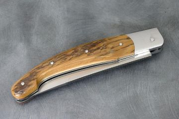 Couteau pliant Baroudeur 14cm ivoire de mammouth acier inox RWL34