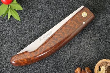 Couteau de poche traditionnel Montségur amourette acier carbone xc75